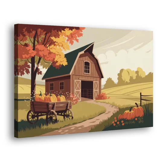 Wichita Rustic Charm - Canvas Wall Art - Side