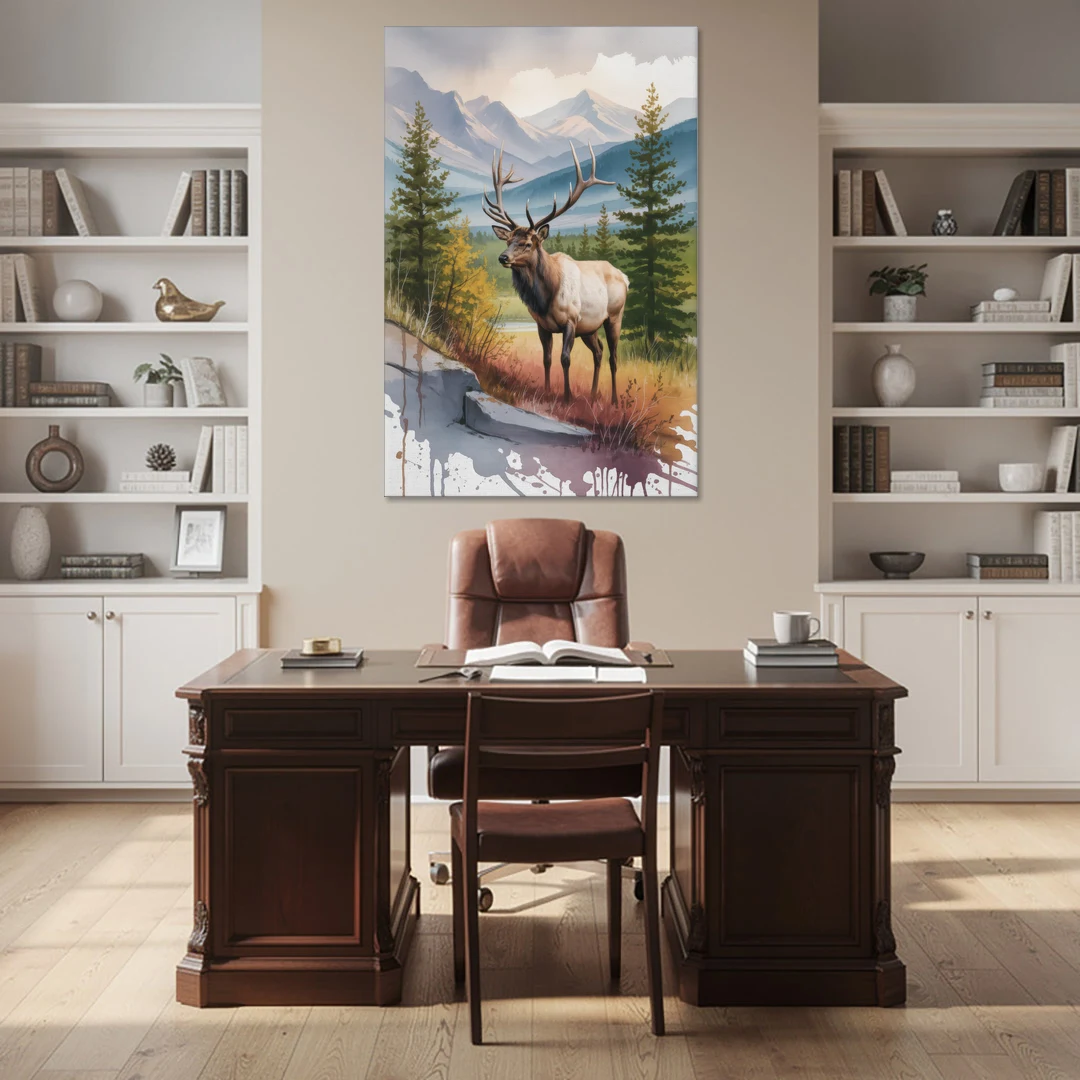 Wildlife of Jasper - Canvas Wall Art - Office - 40x60